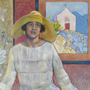 "Painted Bird". Oil on board. 20" x 30". Recipient of the 2025 Helen Brown Memorial Award from the Hudson Valley Art Association. &copy;Julia Mulligan