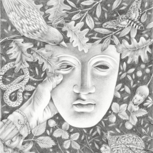 "Soul Searching"  Graphite on paper (15" x 19")