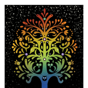 "Tree of Life" 2020 Holiday Greeting Card &copy;Julia Mulligan