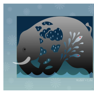 "Water is Life" Poster. &copy; Julia Mulligan