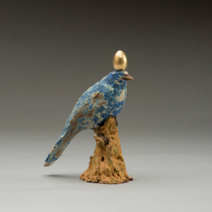 "A Fine Balance" Ceramic, gold leaf 2013. Hand built. Sold