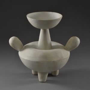 Bowl Form #1. Ceramic. 11"w x 11.5"h x 9"d