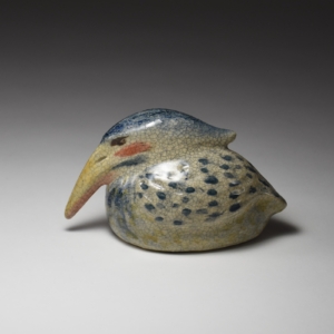 Small Pelican (after similar Asian piece). Porcelain. 4.25 x 2.5 Sold