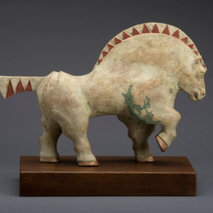 "Cavalus" Ceramic. 14 x 8 x 18 inches. 2020 Governors Art Show.