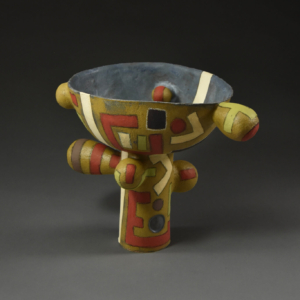 Native Origins (Bowl Form). Ceramic. Hand built. 11 x 7.5 x 9 inches.