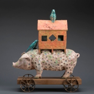 "The House on Crocodile Street"  18.5 x 15 x 19.5 inches