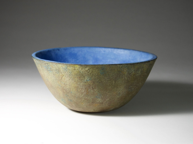 Earth and Sky Bowl. Ceramic, hand built.