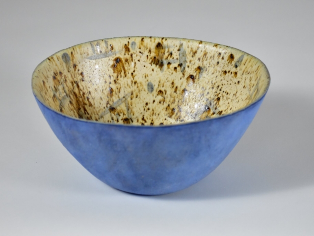 Blue #1. Ceramic, hand built.