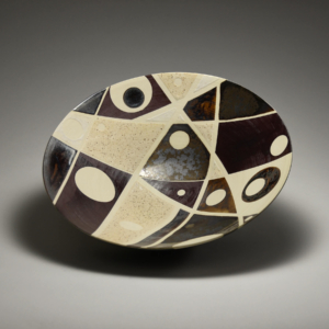 Cirrus Bowl, porcelain. Wheel Thrown. 12" x 12" x 4"