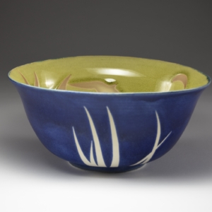 "On the Water Bowl", Porcelain, Glaze