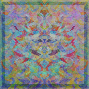 "Light Blue Dream", Scarf, 16mm Silk Twill, 36 x 36" ©Julia Mulligan